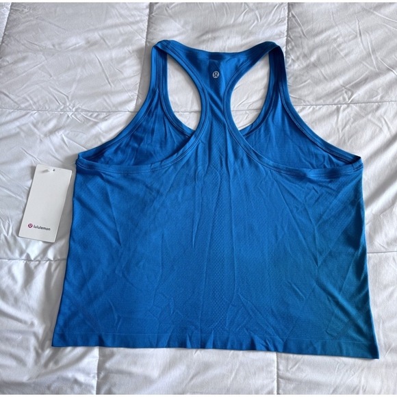 New Lululemon Swiftly Tech Racerback Tank 2.0 Race Size 14 Hawaiian Blue NWT - Picture 8 of 10